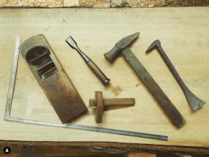 古い木工工具